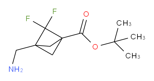 3-(Aminomethyl)-2,2-difluoro-bicyclo[1.1.1]pentane-1-carboxylic acid tert-butyl ester