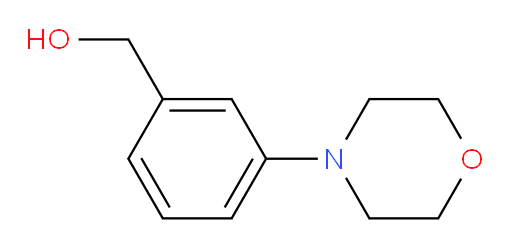 3-(4-Morpholinyl)benzenemethanol (ACI)