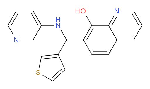 7-[(3-Pyridinylamino)-3-thienylmethyl]-8-quinolinol (ACI)