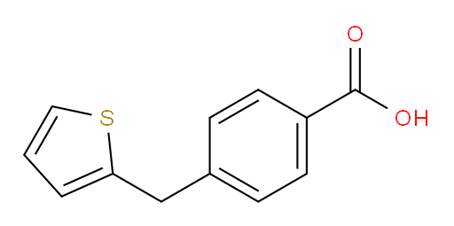 4-(2-Thienylmethyl)benzoic acid (ACI)