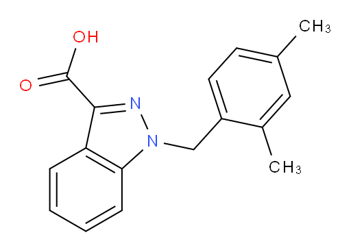 1-[(2,4-Dimethylphenyl)methyl]-1H-indazole-3-carboxylic acid (ACI)