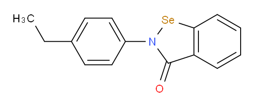 2-(4-Ethylphenyl)-1,2-benzisoselenazol-3(2H)-one (ACI)