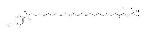 1,1-Dimethylethyl 22-[[(4-methylphenyl)sulfonyl]oxy]-5,8,11,14,17,20-hexaoxa-2-azadocosanoate (ACI)