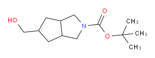 1,1-Dimethylethyl hexahydro-5-(hydroxymethyl)cyclopenta[c]pyrrole-2(1H)-carboxylate (ACI)