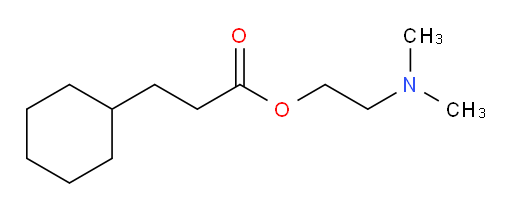 2-(Dimethylamino)ethyl cyclohexanepropanoate (ACI)
