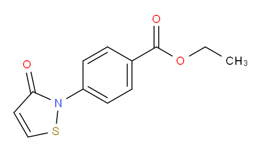 Ethyl 4-(3-oxo-2(3H)-isothiazolyl)benzoate (ACI)