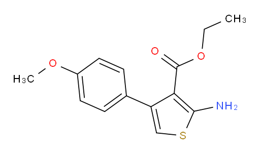Ethyl 2-amino-4-(4-methoxyphenyl)-3-thiophenecarboxylate (ACI)