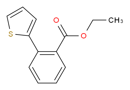 Ethyl 2-(2-thienyl)benzoate (ACI)