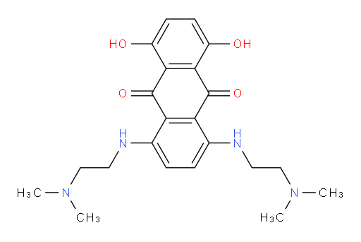 1,4-Bis[[2-(dimethylamino)ethyl]amino]-5,8-dihydroxy-9,10-anthracenedione (ACI)