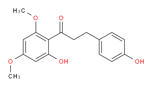 1-(2,4-Dimethoxy-6-hydroxyphenyl)-3-(4-hydroxyphenyl)-1-propanone (ACI)