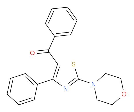[2-(4-Morpholinyl)-4-phenyl-5-thiazolyl]phenylmethanone (ACI)
