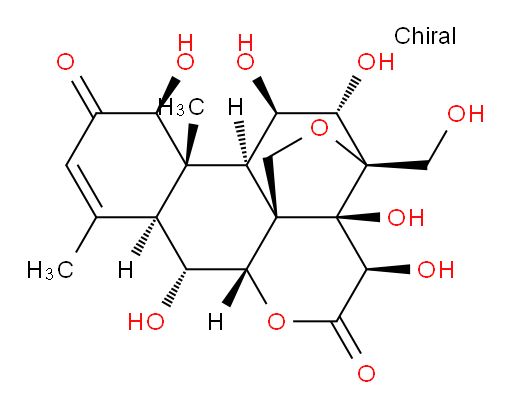 (1β,6α,11β,12α,15β)-13,20-Epoxy-1,6,11,12,14,15,21-heptahydroxypicras-3-ene-2,16-dione (ACI)