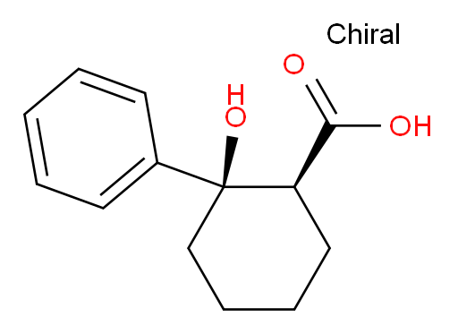 rel-(1R,2S)-2-Hydroxy-2-phenylcyclohexanecarboxylic acid (ACI)