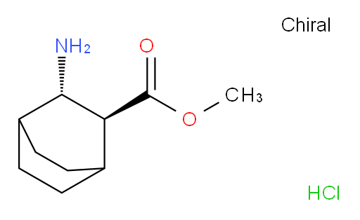 Bicyclo[2.2.2]octane-2-carboxylic acid, 3-amino-, methyl ester, hydrochloride (1:1), (2S,3S)- (ACI)