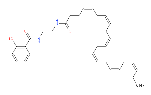 2-Hydroxy-N-[2-[[(4Z,7Z,10Z,13Z,16Z,19Z)-1-oxo-4,7,10,13,16,19-docosahexaen-1-yl]amino]ethyl]benzamide (ACI)