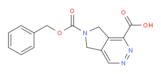 6-[(benzyloxy)carbonyl]-5H,6H,7H-pyrrolo[3,4-d]pyridazine-1-carboxylic acid