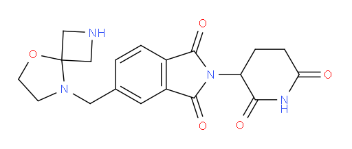 2-(2,6-dioxopiperidin-3-yl)-5-({5-oxa-2,8-diazaspiro[3.4]octan-8-yl}methyl)-2,3-dihydro-1H-isoindole-1,3-dione