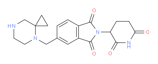 5-({4,7-diazaspiro[2.5]octan-4-yl}methyl)-2-(2,6-dioxopiperidin-3-yl)-2,3-dihydro-1H-isoindole-1,3-dione