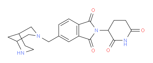 5-({2,7-diazabicyclo[3.3.1]nonan-7-yl}methyl)-2-(2,6-dioxopiperidin-3-yl)-2,3-dihydro-1H-isoindole-1,3-dione