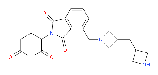 4-({3-[(azetidin-3-yl)methyl]azetidin-1-yl}methyl)-2-(2,6-dioxopiperidin-3-yl)-2,3-dihydro-1H-isoindole-1,3-dione