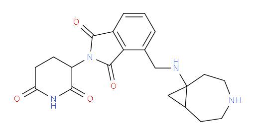 4-[({4-azabicyclo[5.1.0]octan-1-yl}amino)methyl]-2-(2,6-dioxopiperidin-3-yl)-2,3-dihydro-1H-isoindole-1,3-dione