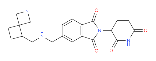 5-{[({2-azaspiro[3.3]heptan-5-yl}methyl)amino]methyl}-2-(2,6-dioxopiperidin-3-yl)-2,3-dihydro-1H-isoindole-1,3-dione