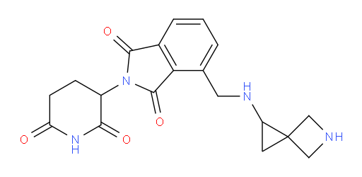 4-[({5-azaspiro[2.3]hexan-1-yl}amino)methyl]-2-(2,6-dioxopiperidin-3-yl)-2,3-dihydro-1H-isoindole-1,3-dione