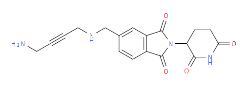 5-{[(4-aminobut-2-yn-1-yl)amino]methyl}-2-(2,6-dioxopiperidin-3-yl)-2,3-dihydro-1H-isoindole-1,3-dione