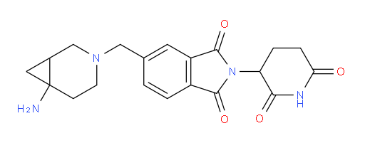 5-({6-amino-3-azabicyclo[4.1.0]heptan-3-yl}methyl)-2-(2,6-dioxopiperidin-3-yl)-2,3-dihydro-1H-isoindole-1,3-dione