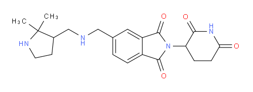 5-({[(2,2-dimethylpyrrolidin-3-yl)methyl]amino}methyl)-2-(2,6-dioxopiperidin-3-yl)-2,3-dihydro-1H-isoindole-1,3-dione