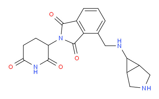 4-[({3-azabicyclo[3.1.0]hexan-6-yl}amino)methyl]-2-(2,6-dioxopiperidin-3-yl)-2,3-dihydro-1H-isoindole-1,3-dione