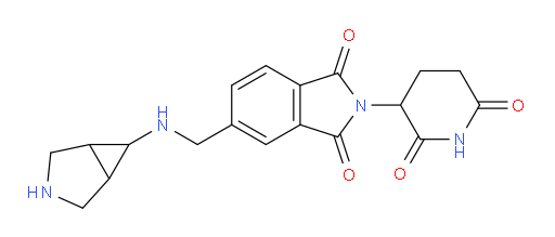 5-[({3-azabicyclo[3.1.0]hexan-6-yl}amino)methyl]-2-(2,6-dioxopiperidin-3-yl)-2,3-dihydro-1H-isoindole-1,3-dione