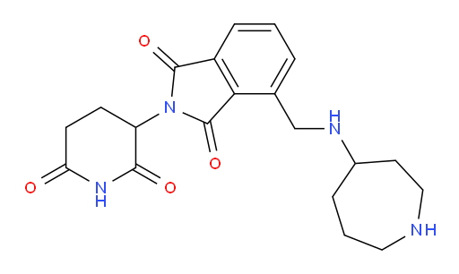 4-{[(azepan-4-yl)amino]methyl}-2-(2,6-dioxopiperidin-3-yl)-2,3-dihydro-1H-isoindole-1,3-dione