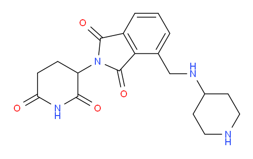 2-(2,6-dioxopiperidin-3-yl)-4-{[(piperidin-4-yl)amino]methyl}-2,3-dihydro-1H-isoindole-1,3-dione