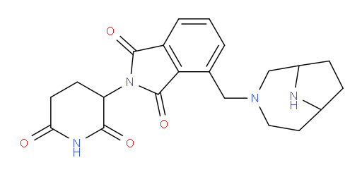4-({3,9-diazabicyclo[4.2.1]nonan-3-yl}methyl)-2-(2,6-dioxopiperidin-3-yl)-2,3-dihydro-1H-isoindole-1,3-dione