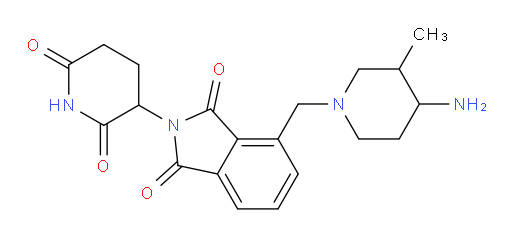 4-[(4-amino-3-methylpiperidin-1-yl)methyl]-2-(2,6-dioxopiperidin-3-yl)-2,3-dihydro-1H-isoindole-1,3-dione