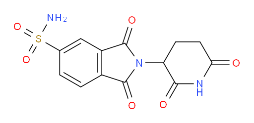2-(2,6-dioxopiperidin-3-yl)-1,3-dioxo-2,3-dihydro-1H-isoindole-5-sulfonamide