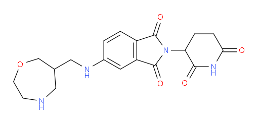 2-(2,6-dioxopiperidin-3-yl)-5-{[(1,4-oxazepan-6-yl)methyl]amino}-2,3-dihydro-1H-isoindole-1,3-dione