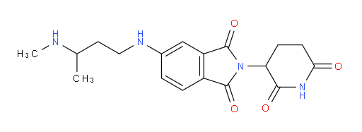 2-(2,6-dioxopiperidin-3-yl)-5-{[3-(methylamino)butyl]amino}-2,3-dihydro-1H-isoindole-1,3-dione