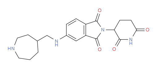 5-{[(azepan-4-yl)methyl]amino}-2-(2,6-dioxopiperidin-3-yl)-2,3-dihydro-1H-isoindole-1,3-dione