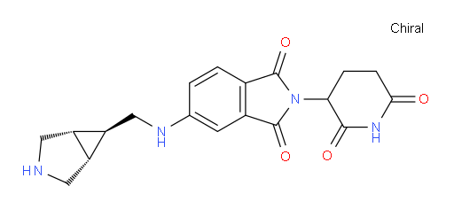 5-({[(1R,5S,6R)-3-azabicyclo[3.1.0]hexan-6-yl]methyl}amino)-2-(2,6-dioxopiperidin-3-yl)-2,3-dihydro-1H-isoindole-1,3-dione