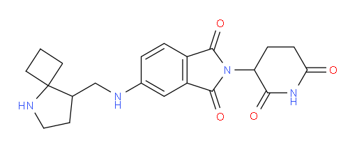 5-[({5-azaspiro[3.4]octan-8-yl}methyl)amino]-2-(2,6-dioxopiperidin-3-yl)-2,3-dihydro-1H-isoindole-1,3-dione