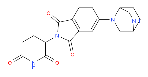 5-{2,5-diazabicyclo[2.2.2]octan-2-yl}-2-(2,6-dioxopiperidin-3-yl)-2,3-dihydro-1H-isoindole-1,3-dione