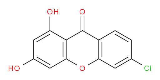 6-chloro-1,3-dihydroxy-9H-xanthen-9-one
