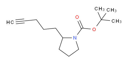 tert-butyl 2-(pent-4-yn-1-yl)pyrrolidine-1-carboxylate