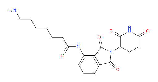 7-amino-N-[2-(2,6-dioxopiperidin-3-yl)-1,3-dioxo-2,3-dihydro-1H-isoindol-4-yl]heptanamide