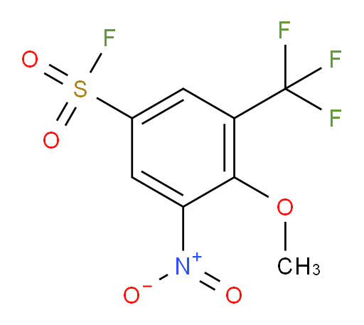 4-methoxy-3-nitro-5-(trifluoromethyl)benzene-1-sulfonyl fluoride