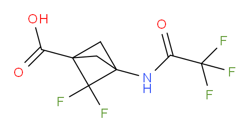 2,2-difluoro-3-(2,2,2-trifluoroacetamido)bicyclo[1.1.1]pentane-1-carboxylic acid