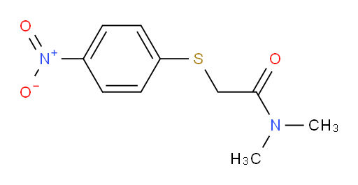 N,N-dimethyl-2-[(4-nitrophenyl)sulfanyl]acetamide