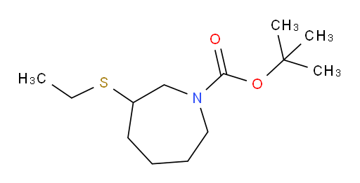 tert-butyl 3-(ethylsulfanyl)azepane-1-carboxylate